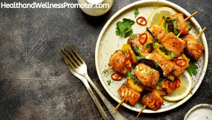 Delicious Grilled Keto Salmon Kebabs