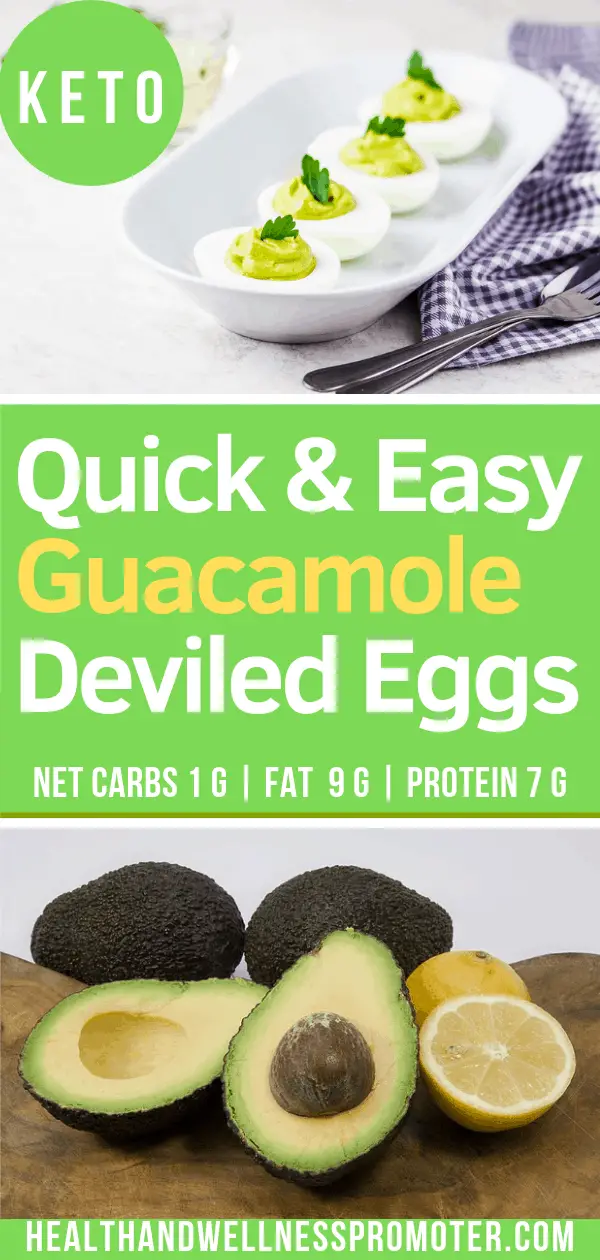 Quick and Easy Keto Guacamole Deviled Eggs