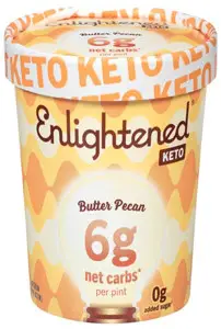 Enlightened Keto Ice Cream – Butter Pecan