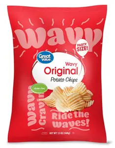 Great Value Original Wavy Potato Chips
