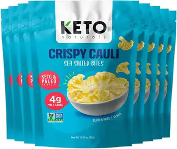 Keto Lightly Sea Salted Cauliflower Chips