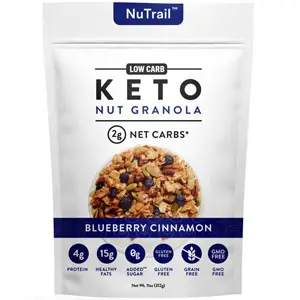 3. NuTrail Keto Granola Blueberry Cinnamon Cereal