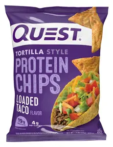 Quest Nutrition Tortilla Style Protein Chips Loaded Taco