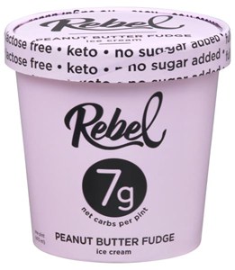 Rebel Ice Cream – Peanut Butter Fudge